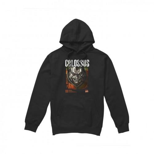 Marvel Mens X-Men Colossus Infographic Hoodie