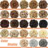 MISS WIG Women Messy Chignon Donut Hair Bun Fake Hair Elastic Chignon Synthetic Fiber Hairpiece Gray Black Brown Color