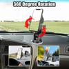 Car Phone Holder With Suction Cup 360 Degrees Rotatable For 66-84mm Width Mobile Phone Stand Stretching GPS Navigation Support