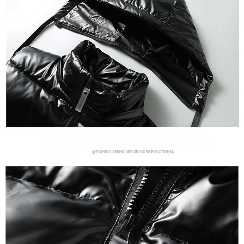 Модный жилет Мужской пуховый хлопковый жакет-лошадь Тренд Осень и Зима Плечи Большой размер Утепленный Теплый Верхняя одежда Рабочая куртка