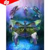 Diamond Painting Dragonfly Full Round Rhinestone Diamond Embroidery