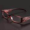 Cat Eye Reading Glasses Women Retro Presbyopic Glasses Pattern Eyeglasses Legs Resin Frame Diopter