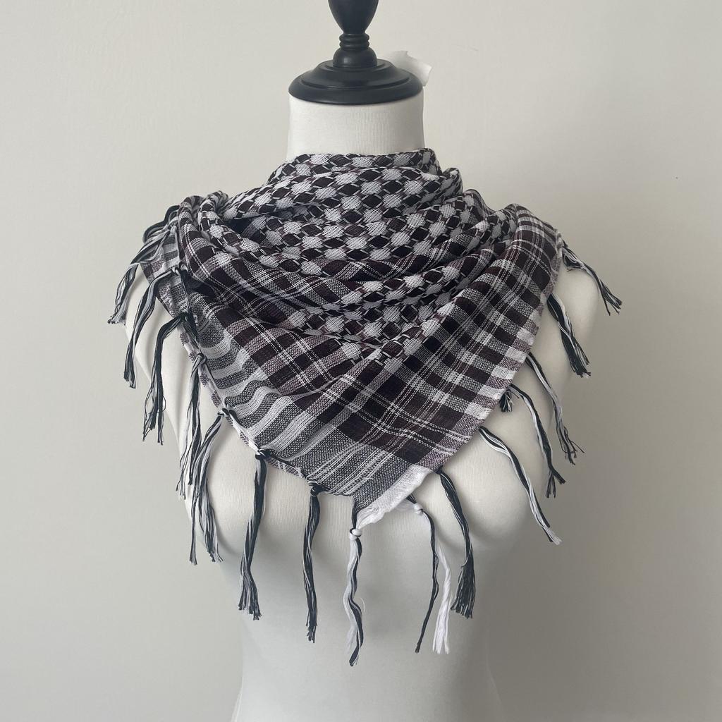 New Lightweight Arab Headscarf Thin Arafat Square Scarf Tactical Outdoor Camping Muslim Square 8SJ29