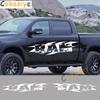 Для Dodge RAM Hemi 1500 2500 3500 Rebel Боковые Наклейки на Дверь Графика для Грузовика Декор Наклейка Виниловое Покрытие Авто Тюнинг Аксессуары