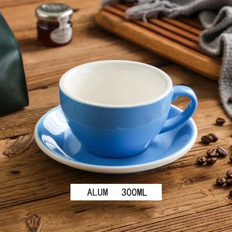American 300ml Ceramic Coffee Cup Set Afternoon Tea Cups Ceramic Cups Coffee Utensils Ceramic Mugs Breakfast Milk Mug