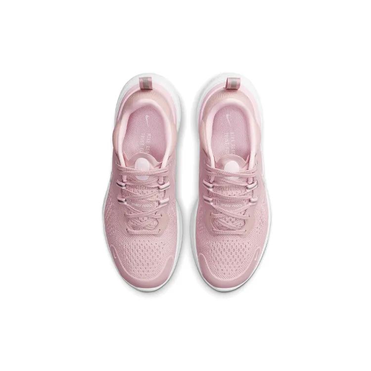 Nike Womens React Miler 2 'Plum Chalk' (women's sizes) Plum Chalk / White / Pink Foam Running Shoes CW7136 500