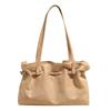 2025 New Niche Pleated Hand Armpit Bag Women's Korean Commuter Tote Bag Retro Simple Versatile Shoulder Bag