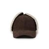 New Era Кепка 9FORTY с ушками собаки 15137034 NER37C6272 Темно-коричневая 9FORTY с ушками собаки Вельветовая 8W Вельветовая Однотонная Шапка Бесплатно Мужская Женская