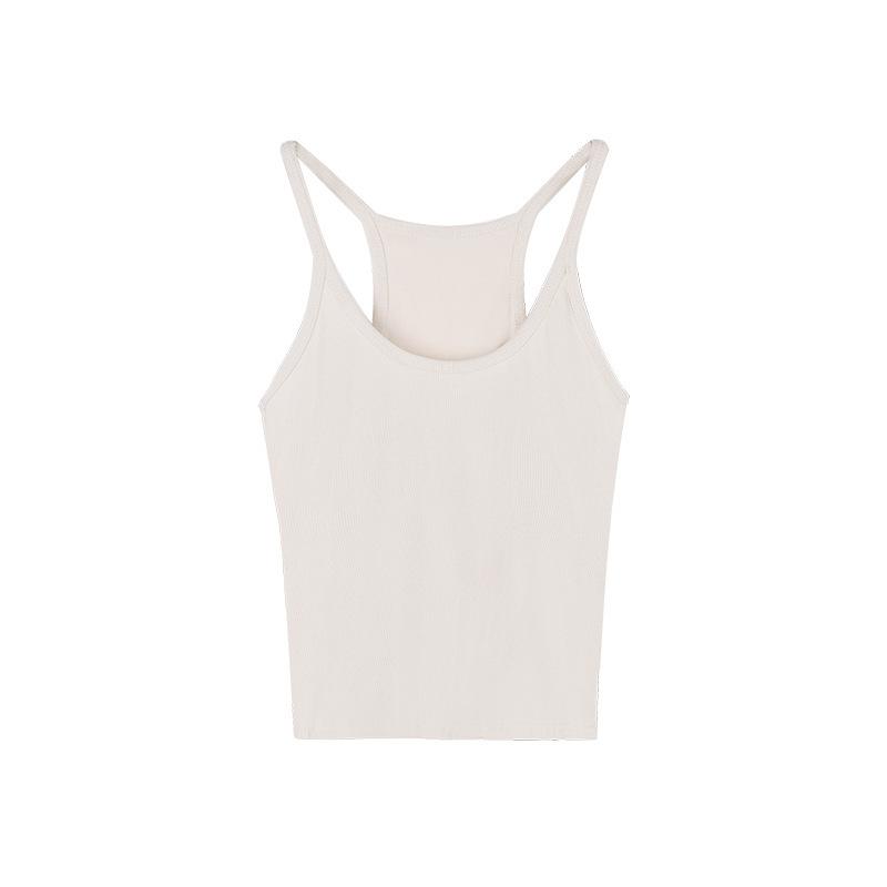 American I-shaped small suspender vest women's spring suit with bottom and sleeveless outside, sweet Spice Girl beauty back top summer
