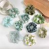 10Pcs Plaid Pattern Hair Scrunchies Cute Hair Bands Large Intestine Hair Tie  For Women