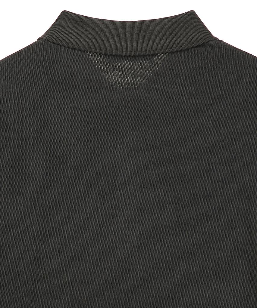 IL CORSO Washed Polo Shirt Dark Grey Iets5F002Cg