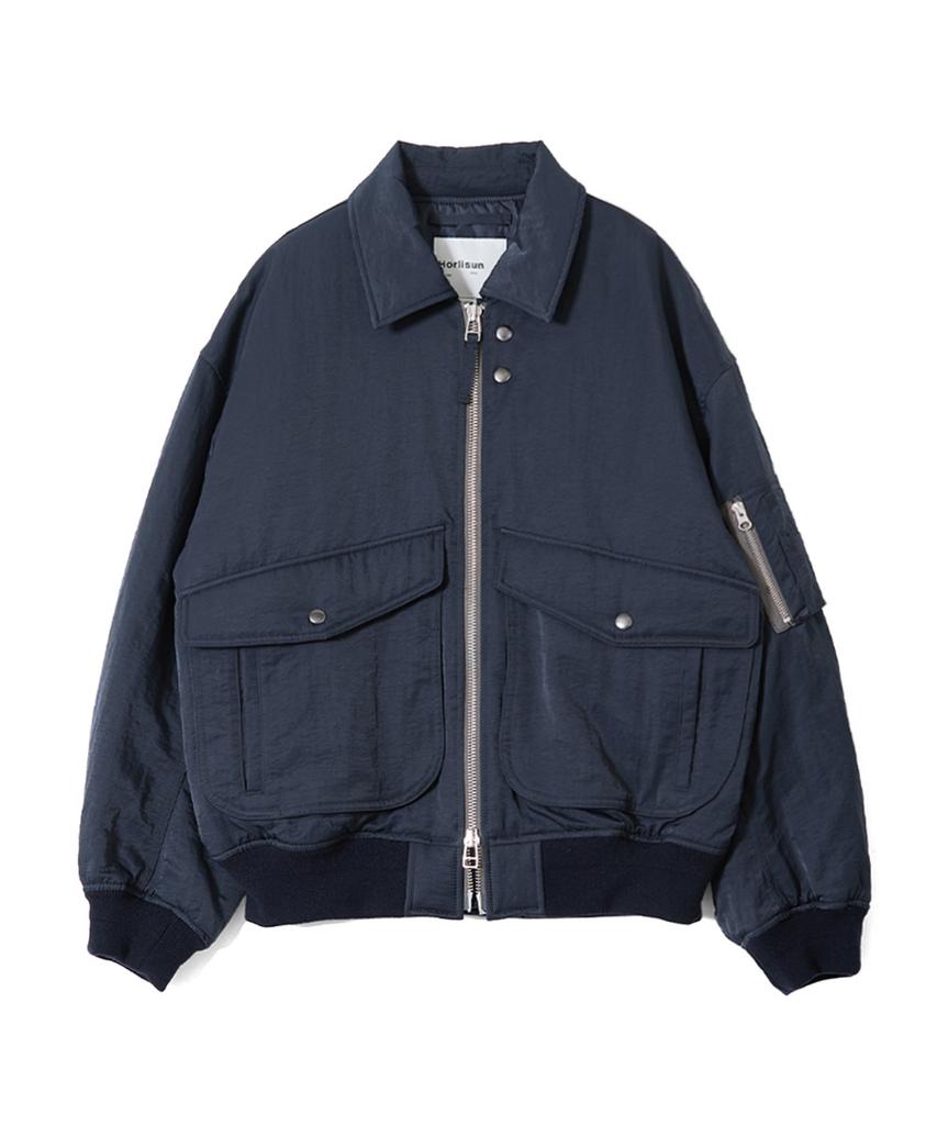 HORLISUN Airborne Nylon Padding Jacket Navy