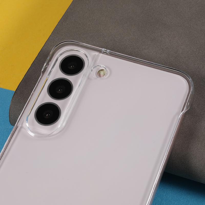 For Samsung Galaxy S21 FE 5G Clear Cell Phone Back Cover Anti-drop Frameless Hard PC Phone Case