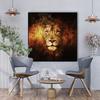 Цифровое искусство Лев живопись принт современный абстрактный холст плакат креативная картина с изображением животного для гостиной домашний Настенный декор Cuadros
