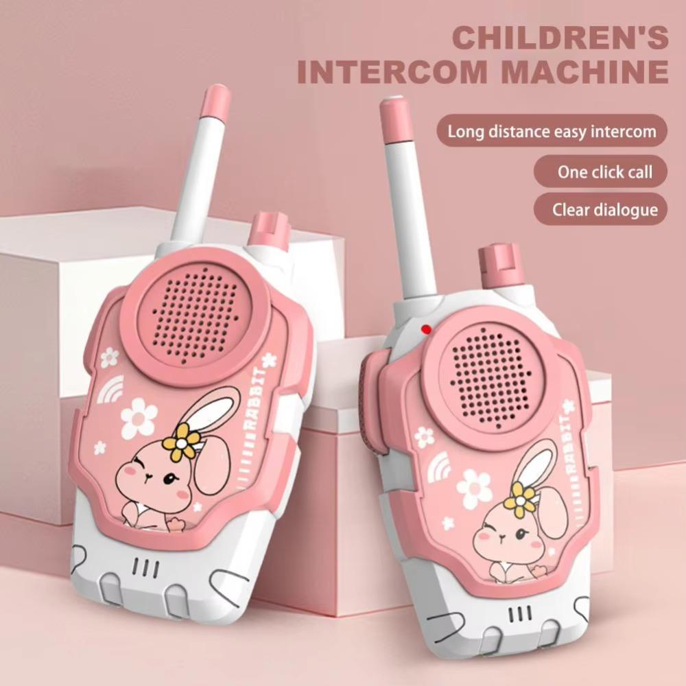 2Pcs Rabbit & Frog Kids Walkie Talkie Toys Wireless Long-distance Radio Phone Children