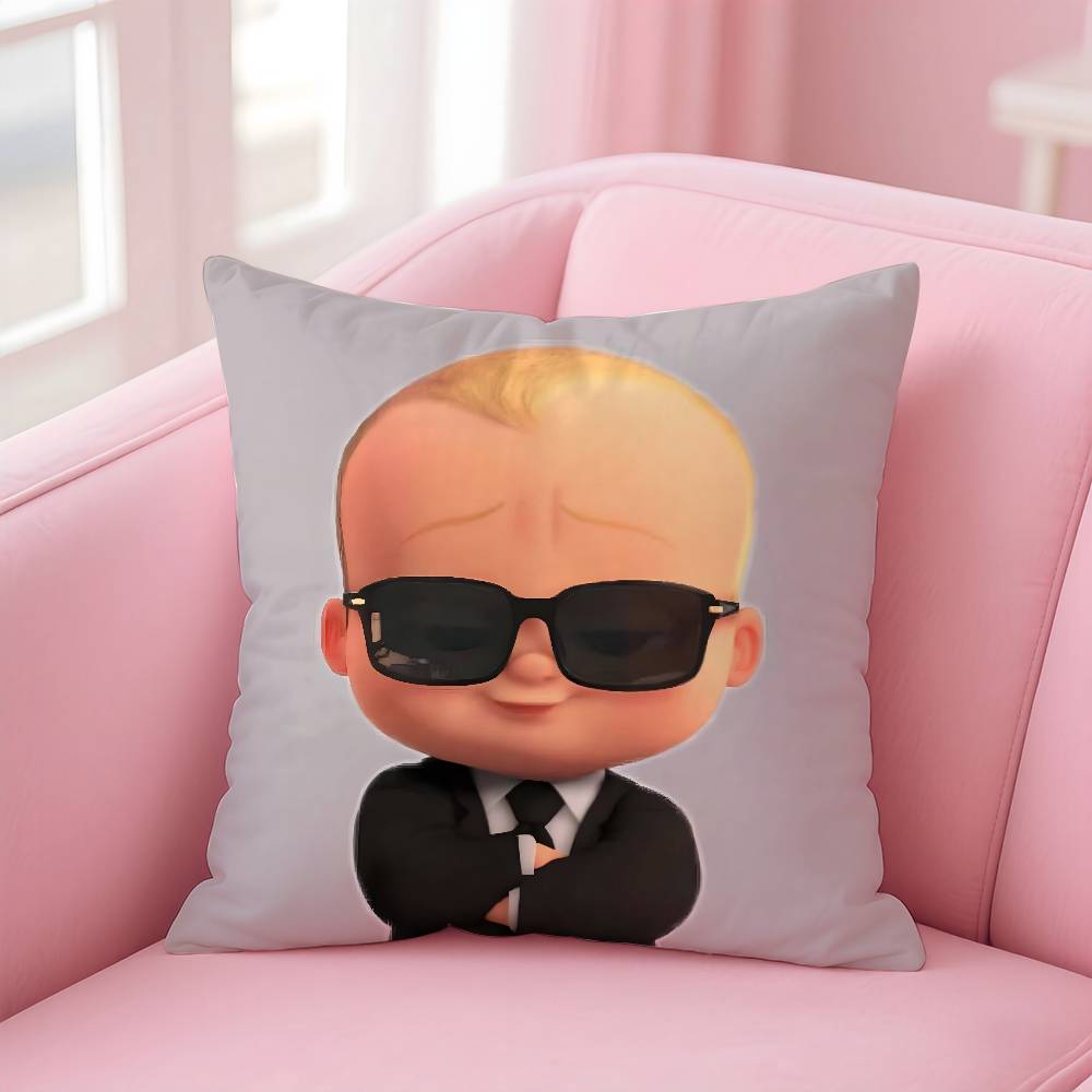 Мультяшная Наволочка B-Boss B-Baby Противопылевой Клещ Невидимая Молния Шелковистый Короткий Плюш Чехол на Подушку Дивана
