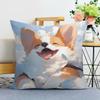 Pet Dog Print Decorative Pillowcase Bedroom Living Room Square Cushion Pillowcase