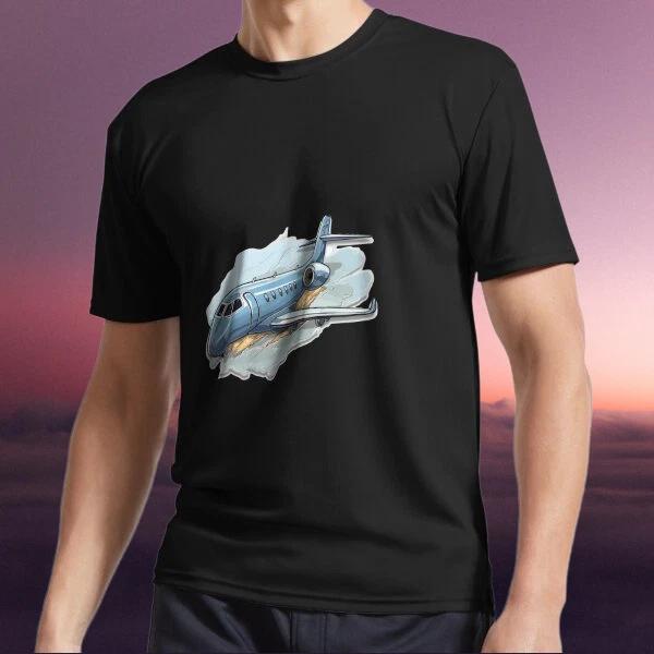 New Shirt Airplane - Illustration Active Logo T-Shirt Funny Size S to 5XL