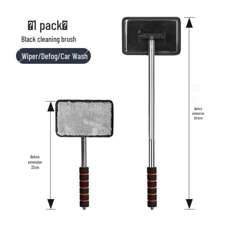 Выдвижная щетка и пипидастр для удаления запотевания с лобового стекла автомобиля