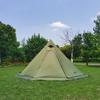 Kadahis with Snow Easy Emergency Outdoor Cherry Blossom Sports Mountain with Chimney Hole Guard One-Pole Tent, 2-3 Person, Ultralight, Skirt, 1.6kg,