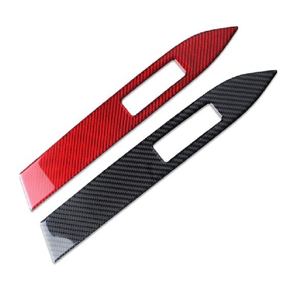 Наклейка из углеродного волокна для приборной панели автомобиля, декоративная полоса для внутренней отделки, рамка для Ford Mustang 2005-2022