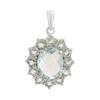Серебряная подвеска с топазом 4.447ct (2212348)