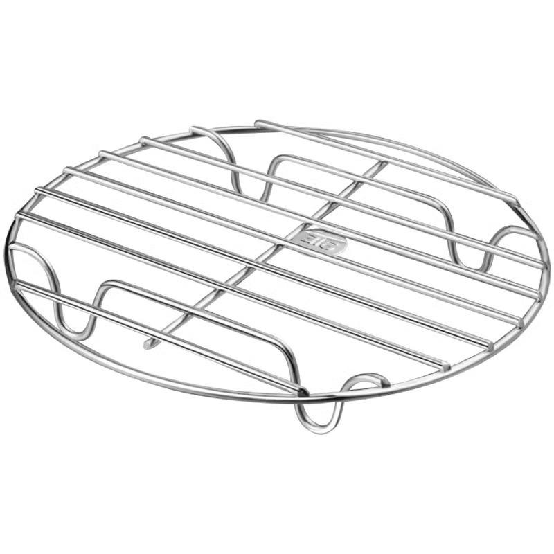 Stainless Steel Low-Foot Steaming Rack for Pressure and Rice Cookers: Ideal for Eggs & Vegetables