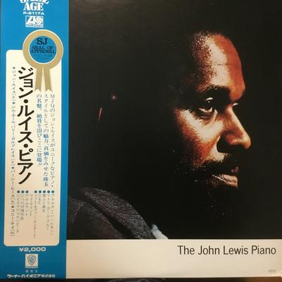 Виниловая пластинка JOHN LEWIS John Lewis Piano P6117A ATLANTIC 1973 Япония Джаз Б/у
