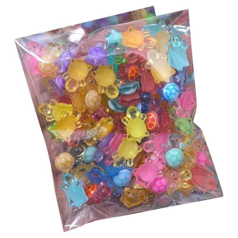 100 шт. Миниатюрные фигурки для пряток, крошечные черепашки для украшения сада фей своими руками, кукольный домик, микроландшафтный дизайн