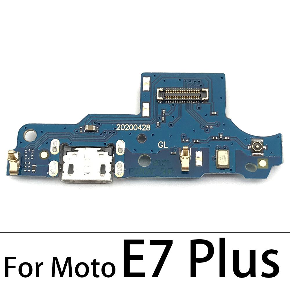 Для Motorola Moto E4 E4T G3 G4 G5 G6 G7 Power E7 G8 Plus X4 One USB-порт для зарядки Микро-доктор-коннекторная плата с микрофоном