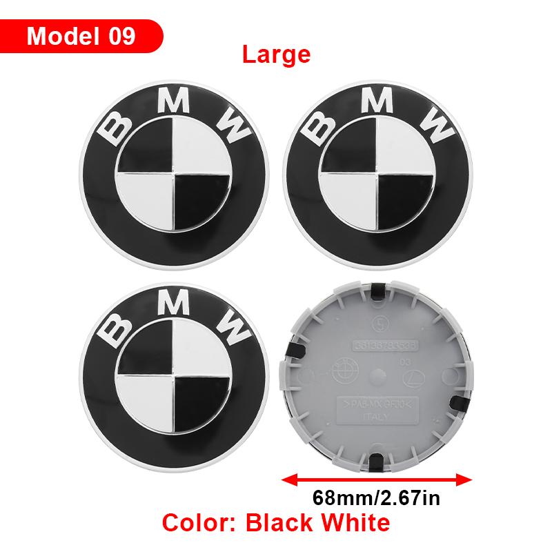 For BMW M 4Pcs 56mm 68mm Car Hub Cap Wheel Center Cap Emblem Badge Accessories For BMW G08 F15 F16 G20 E34 F94 F95 G30 G11 E46 F30 F40 F10 JG8