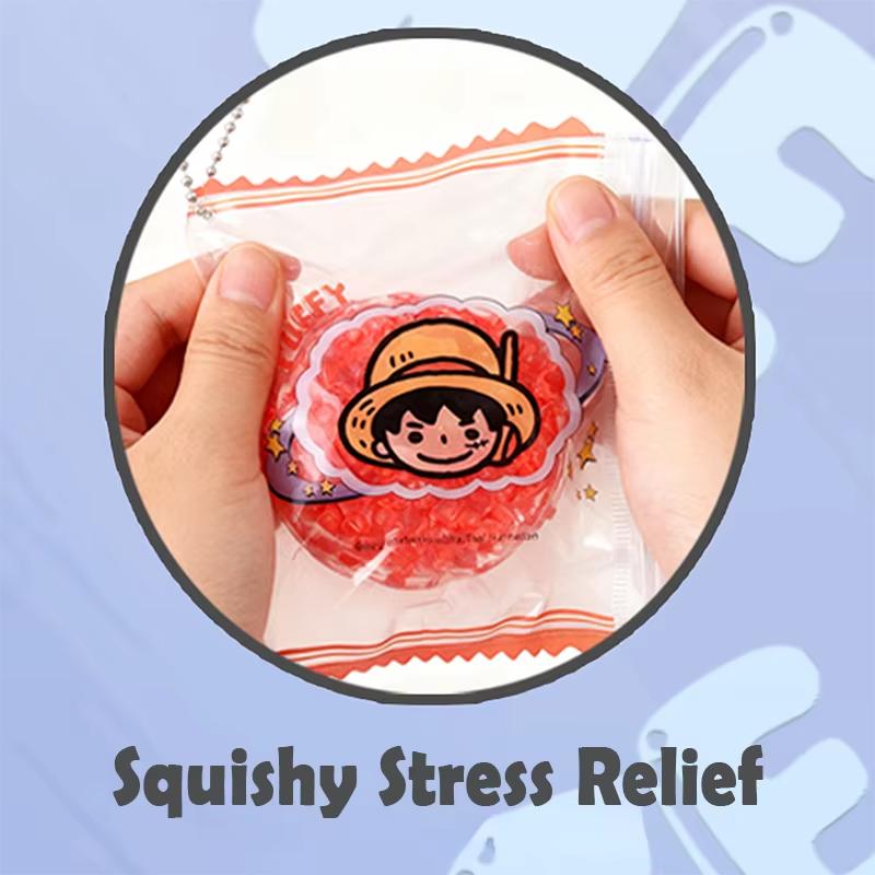 1pc Officially One Piece Egghead Candy Squishy Keychain Blind Bag | Stress Relief & Collectible Gift for Holidays & Birthdays.