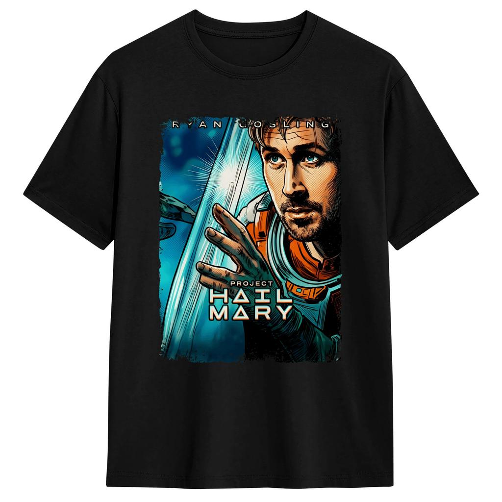 Unisex T Shirt Project Hail Mary Amaze T Shirts Hip Hop Summer Tee Shirt Vintage 100 Cotton Tops Plus Size