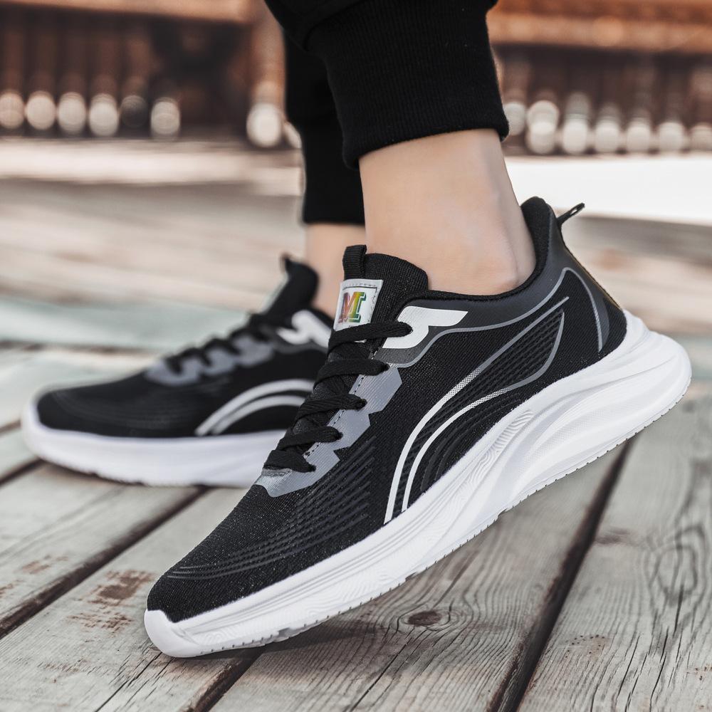Весна новый продукт тренд модная обувь мужская спортивная повседневная обувь мягкая подошва модная дышащая легкая обувь для бега