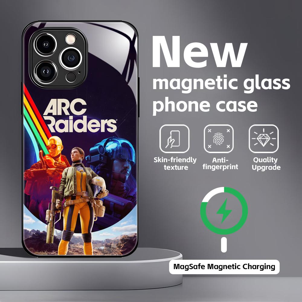 HOT GAME ARC Raiders Phone Case For iPhone17 16 15 14 13 12 11 X XR XS 8 Plus Mini Pro Max Glass Magnetic Case