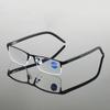 Classic Half Frame Reading Glasses Men Women Fashion Rectangle Presbyopic Eyeglasses Business Hyperopia Anti Blue Light Glasses
