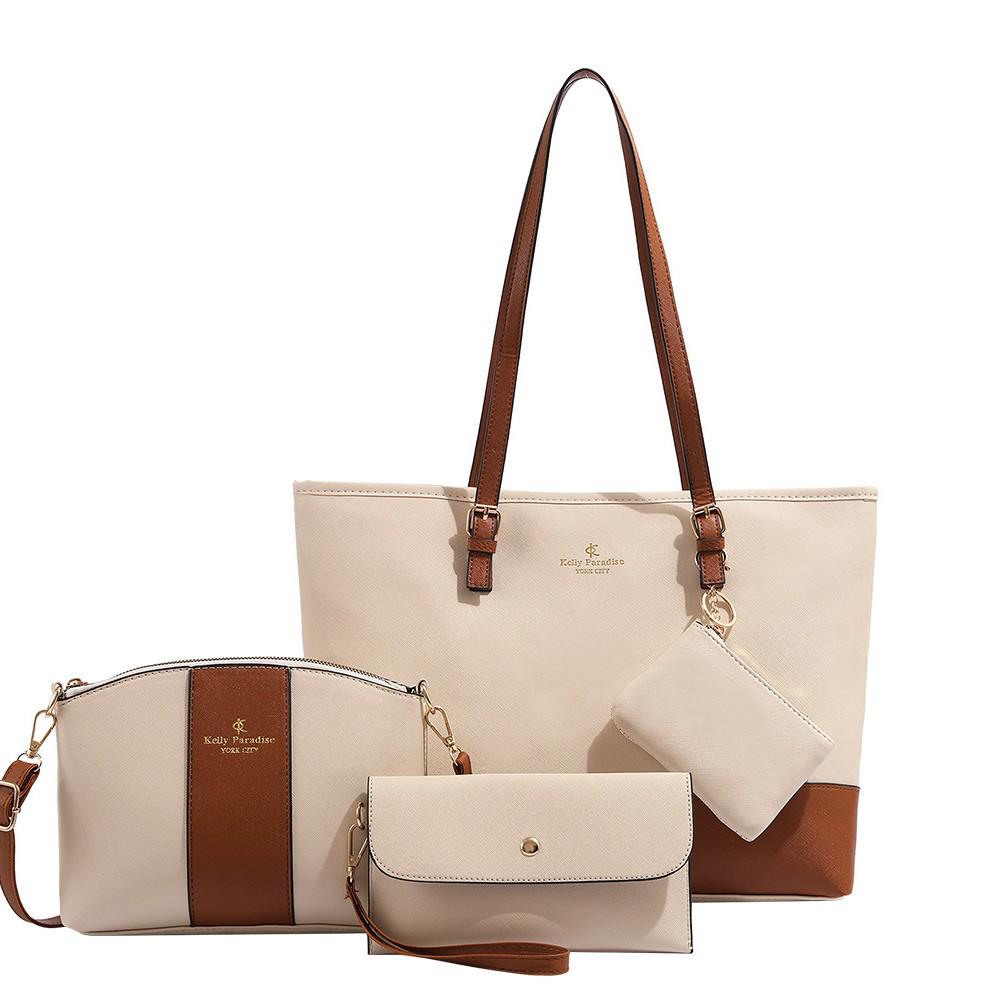 «Новый комплект женской модной сумки-тоут и сумки через плечо на осень и зиму – модная сумка для мамы и сумка через плечо»