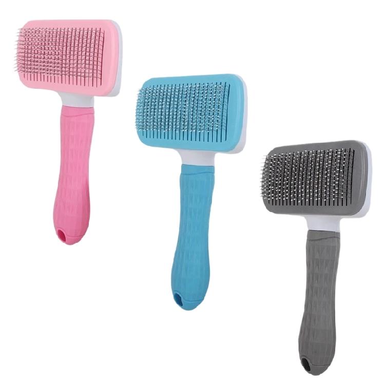 High Density Pet Grooming Brush Effectively Reduces Shedding Stress Freely Cleaning Hair Remover Comb For Home Travel