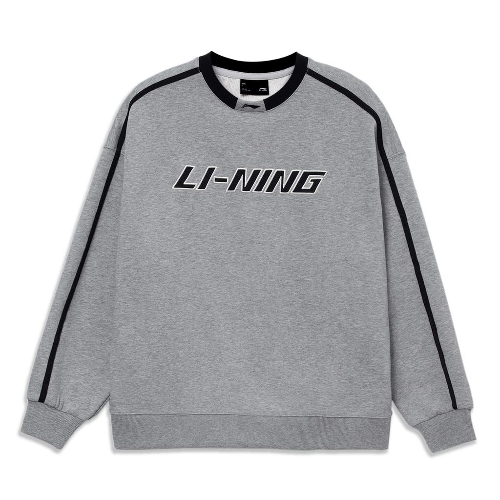 Li Ning Sports Life Collection Sweatshirt Unisex Gray AWDT581-8