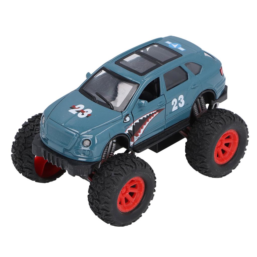 Pull Back Off Road Vehicle Toy for Boys Girls with Sound Light Alloy Openable Doors High Simulation Off Road Model Car