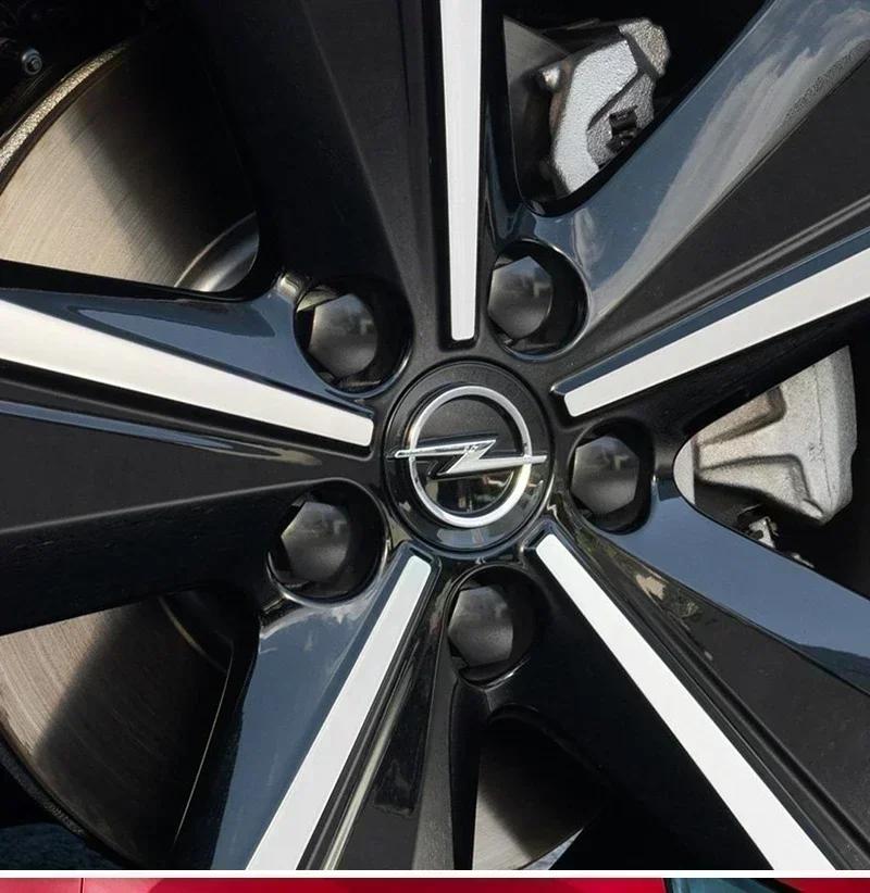 NEW Car Wheel Center Hub Cap Rim Cover Emblem Wheel Trim decal Stickers Fit For Opel Insignia Astra J H G F Corsa Zafira Tigra