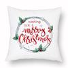 Трансграничная Amazon акварель Рождественская наволочка Подушка Автомобильная подушка для гостиной Производитель может быть настроен
