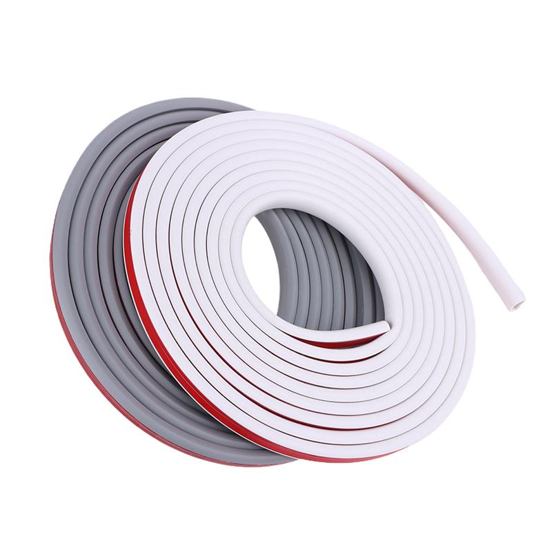 3/5meters PVC Floor Cord Cover Sheaths Flexible Electrical Conduit Cable Protectors Self-adhesive Cable Hiders