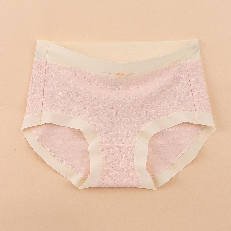 Женские трусы из хлопка 5А, антибактериальное нижнее белье, сексуальные бесшовные трусики со средней высокой талией