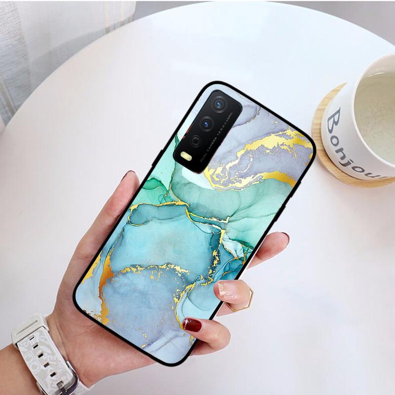 Красочный мраморный чехол для телефона VIVO Y31 Y21 Y70 Y21S Y20 Y72 1907 Y12 Y11S Y53S Y33S Y55 Y76 Y51 Y15S Y01