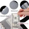 8PCS PVC Binder Pocket Cash Envelopes A5 A6 Zipper Folders Pouches Money Organizer Budget Document Filing Loose Leaf Inserts