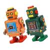 Винтажный робот с заводной ручкой, заводная пружинная игрушка для коллекции, украшение для кофейни, дома, ph