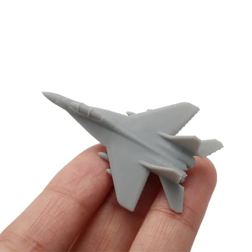 5PCS Russian Mig-35 Fighter Jet Model 1/2000-1/350 Scale Fighter Mold Model for DIY Scene Assembly (1/700 (25mm))