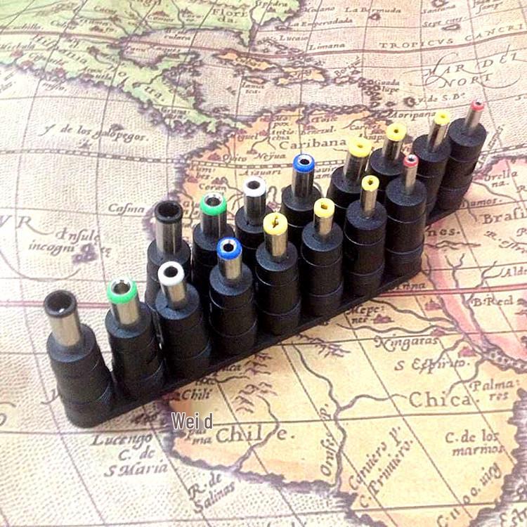 Комплект головок для преобразования постоянного тока, 8 штук: 5.5*2.1 Разъемы адаптера для ноутбука для многофункционального преобразования питания