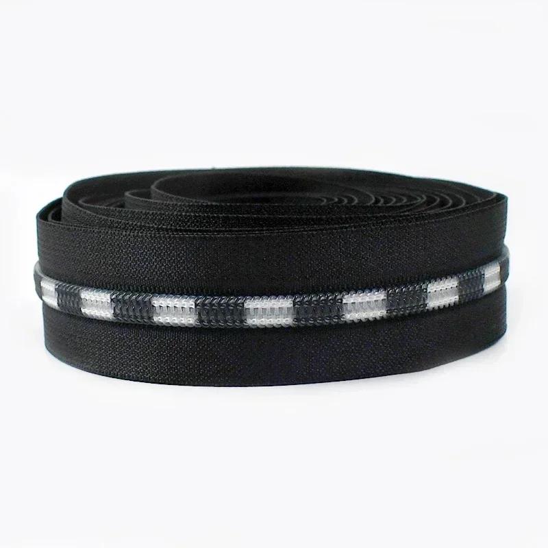 1-10 м Meetee 5# Нейлоновые молнии Спиральные пластиковые ленты-молнии на метр Швейные молнии для набора для ремонта одежды Запасные аксессуары